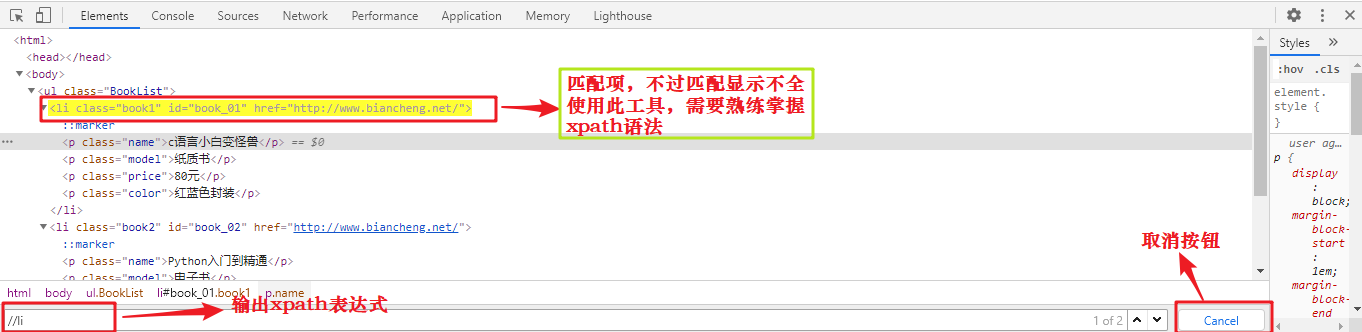 xpath表达式使用